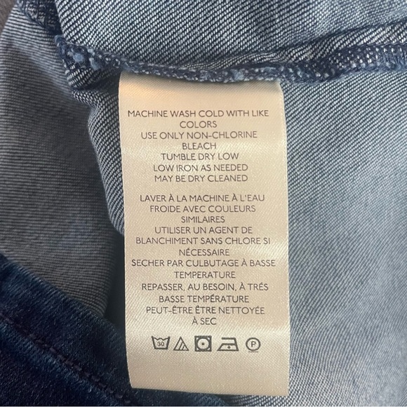 Free People Blue Long Sleeve Denim Dress - Picture 13 of 16